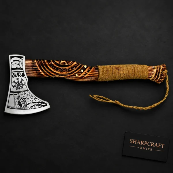 Decorated Axe with Wrapped Handle — product view 1