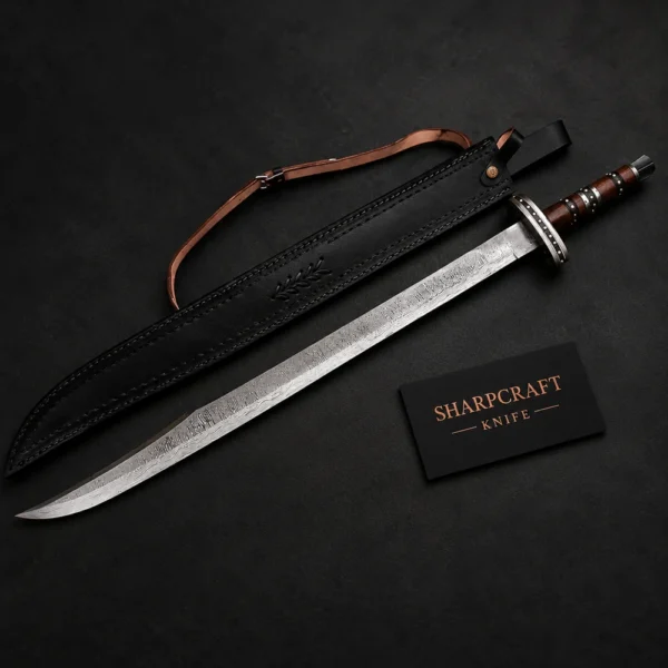 Patterned Sword with Decorative Banded Hilt — branded product view 1