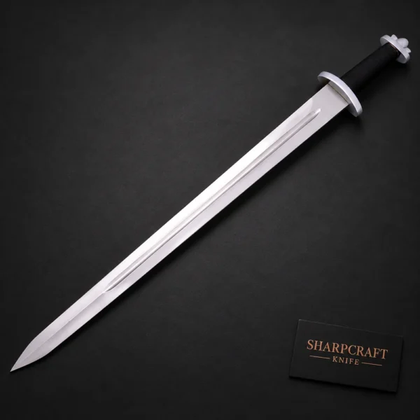 Straight Blade Sword with Flared Guard — product view 1